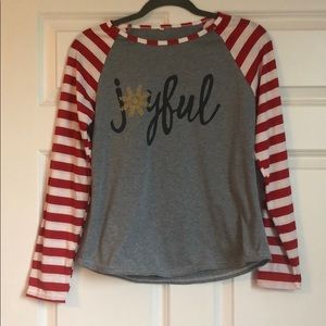 Joyful Christmas Shirt (worn once)